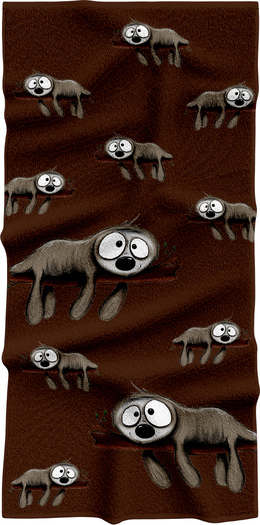 Snoozy Sloth Towels - fungear.com.au