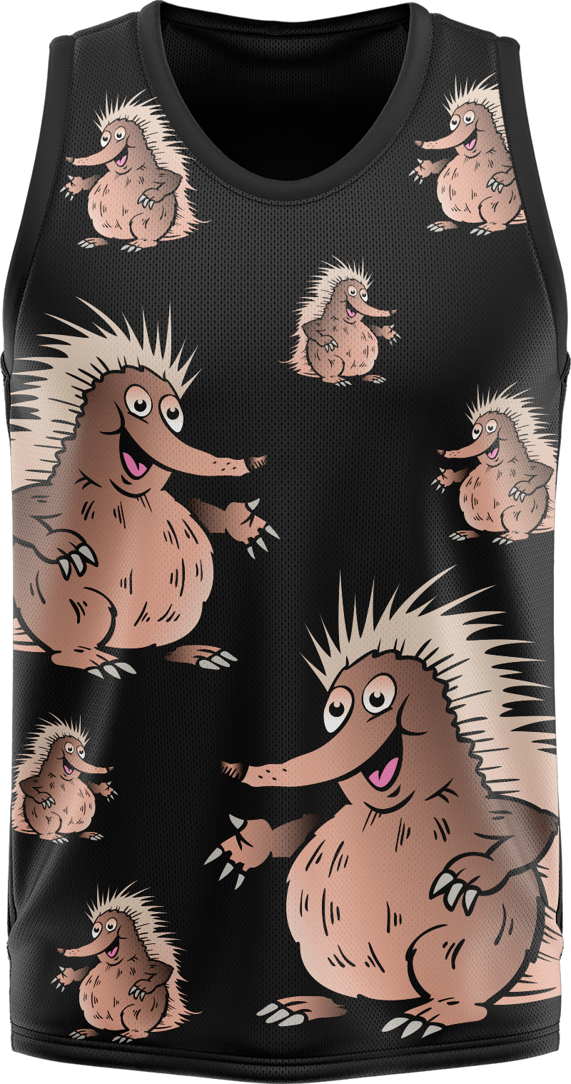 Spunky Echidna Basketball Jersey - fungear.com.au