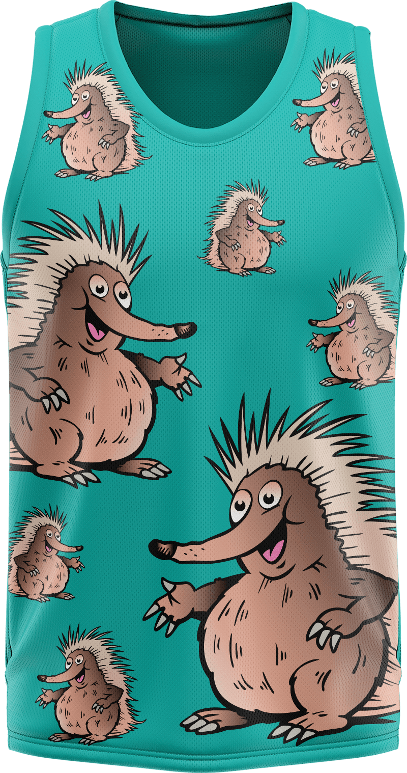 Spunky Echidna Basketball Jersey - fungear.com.au
