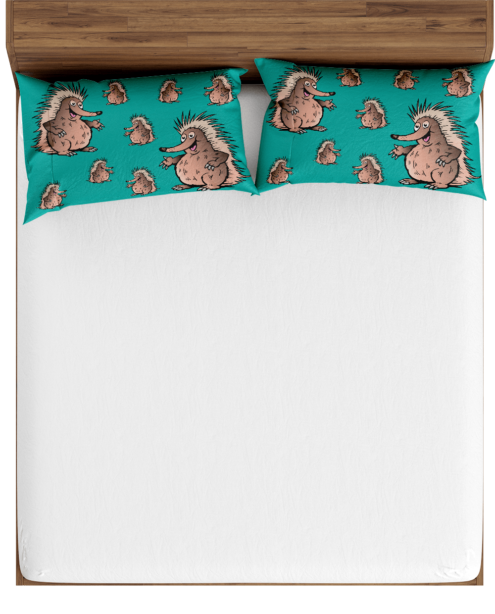 Spunky Echidna Bed Pillows - fungear.com.au