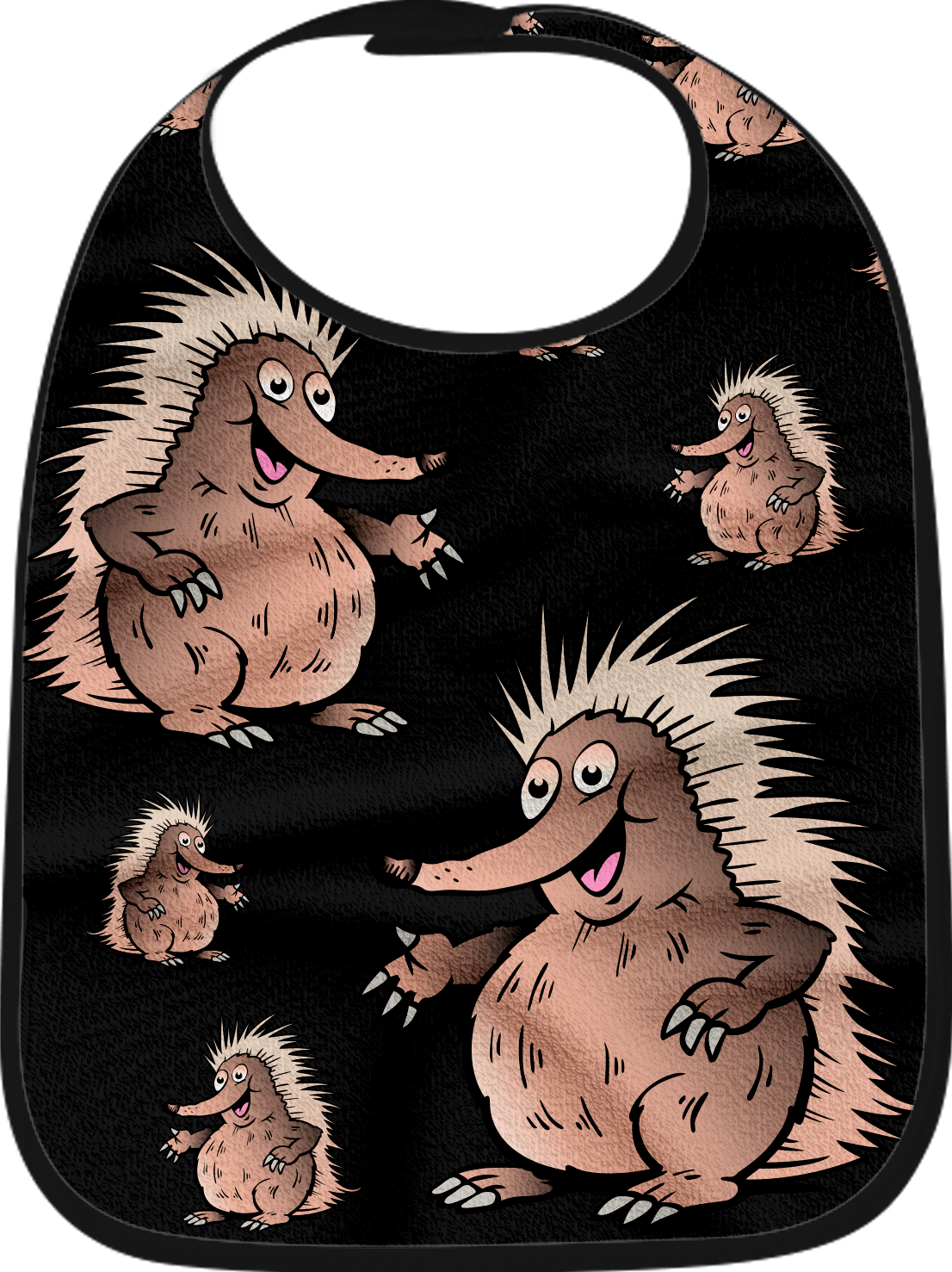 Spunky Echidna Bibs