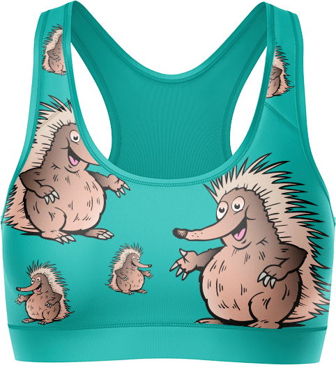 Spunky Echidna Crop Top - fungear.com.au
