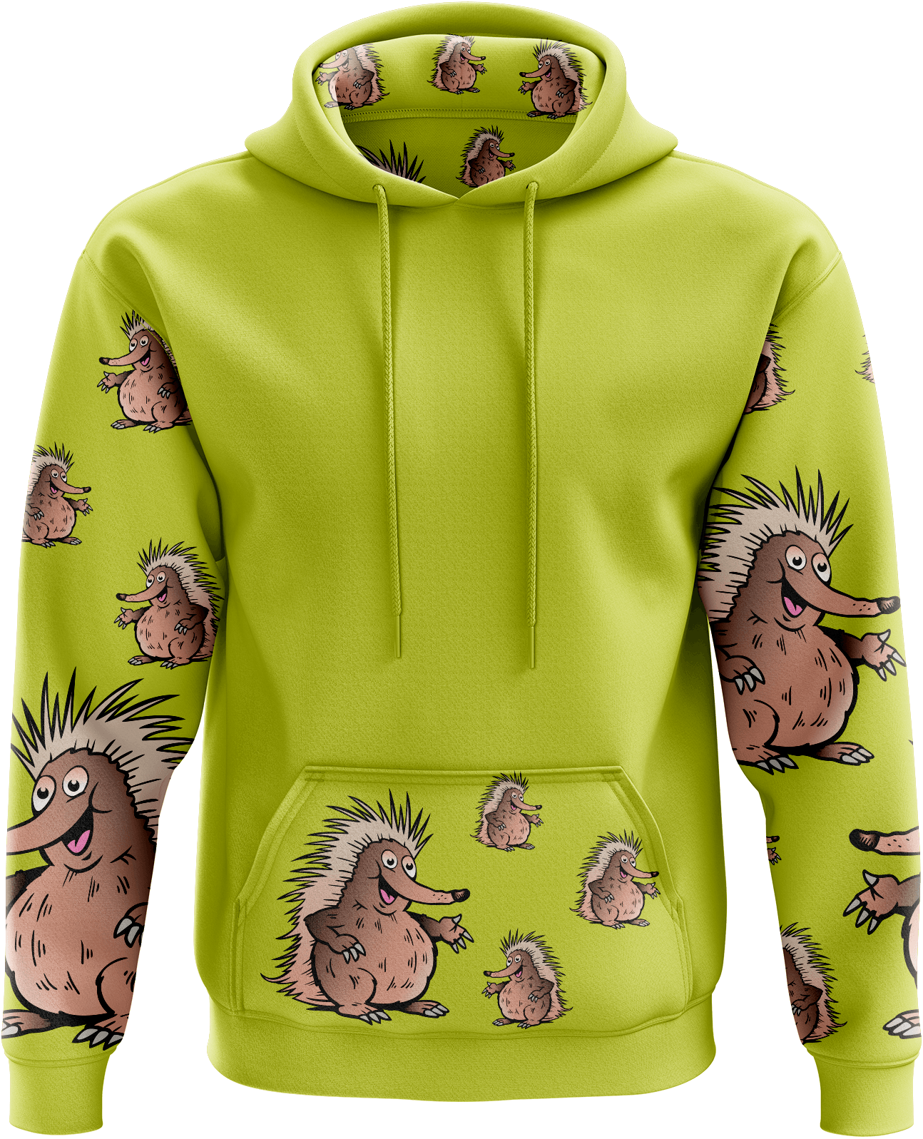Spunky Echidna Hoodies - fungear.com.au