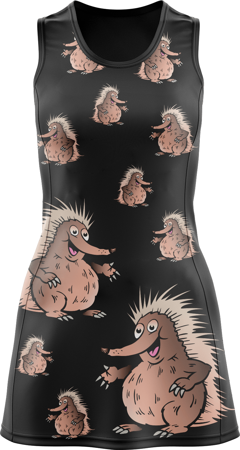Spunky Echidna Ladies Mini Dress - fungear.com.au