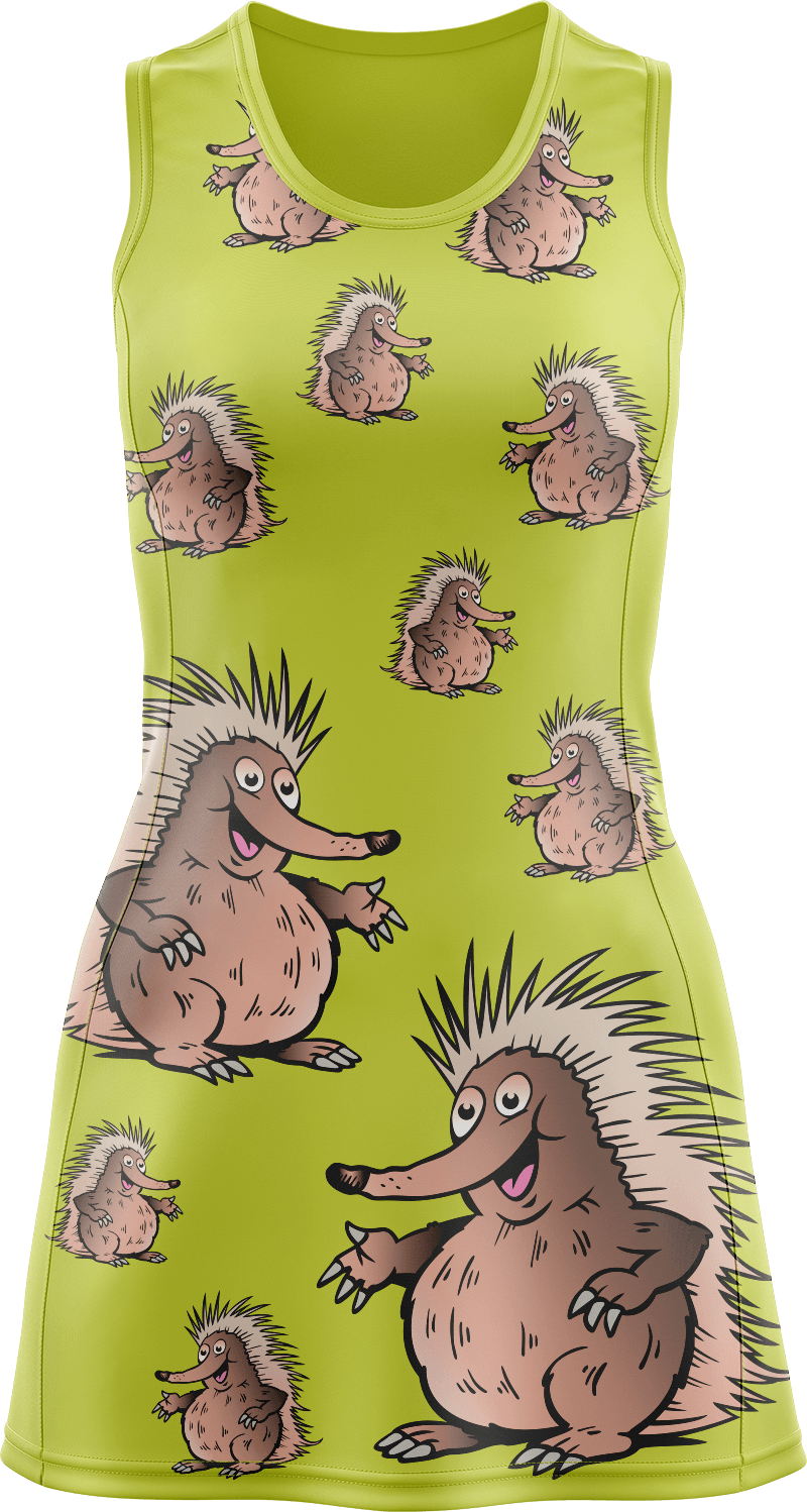 Spunky Echidna Ladies Mini Dress - fungear.com.au