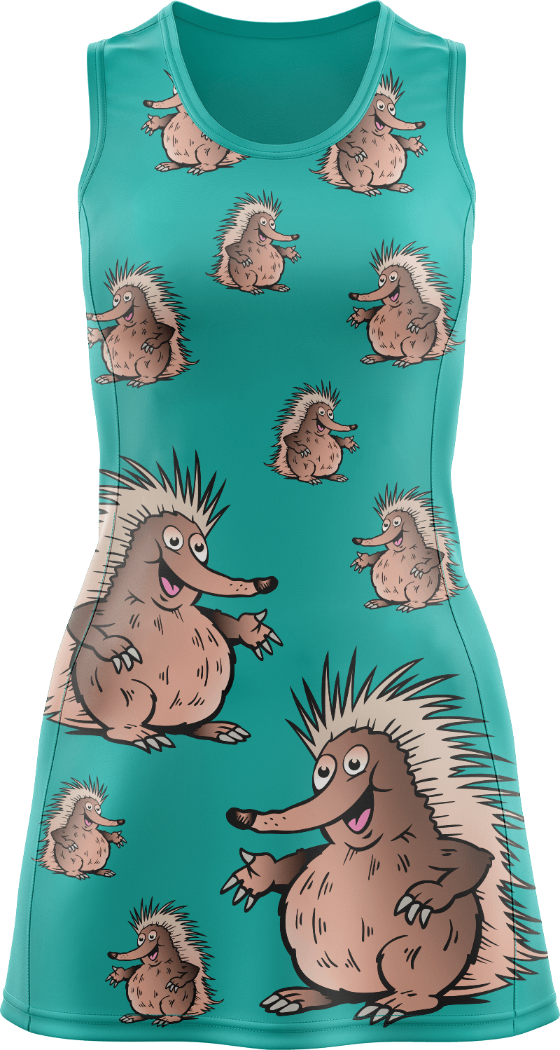 Spunky Echidna Ladies Mini Dress - fungear.com.au