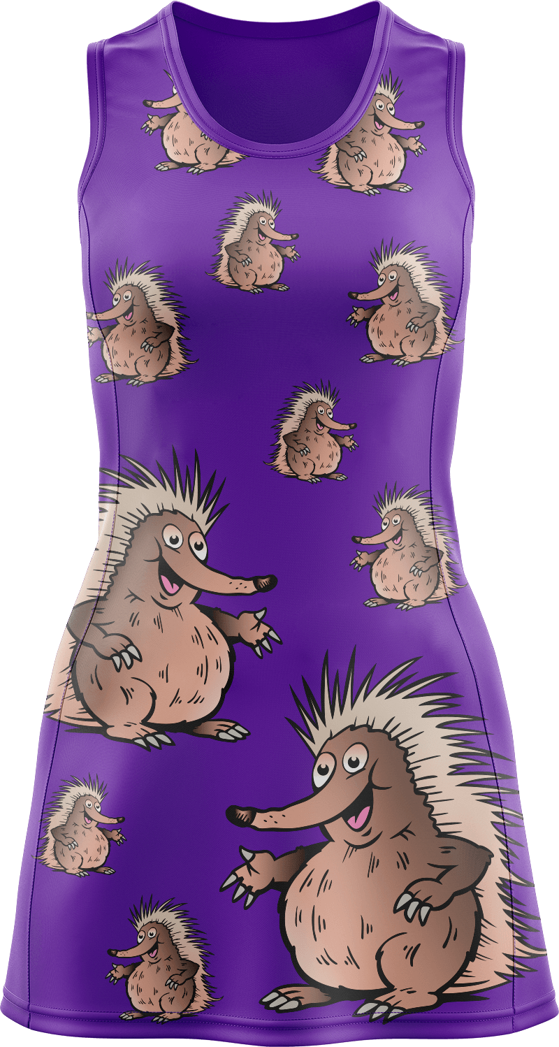 Spunky Echidna Ladies Mini Dress - fungear.com.au