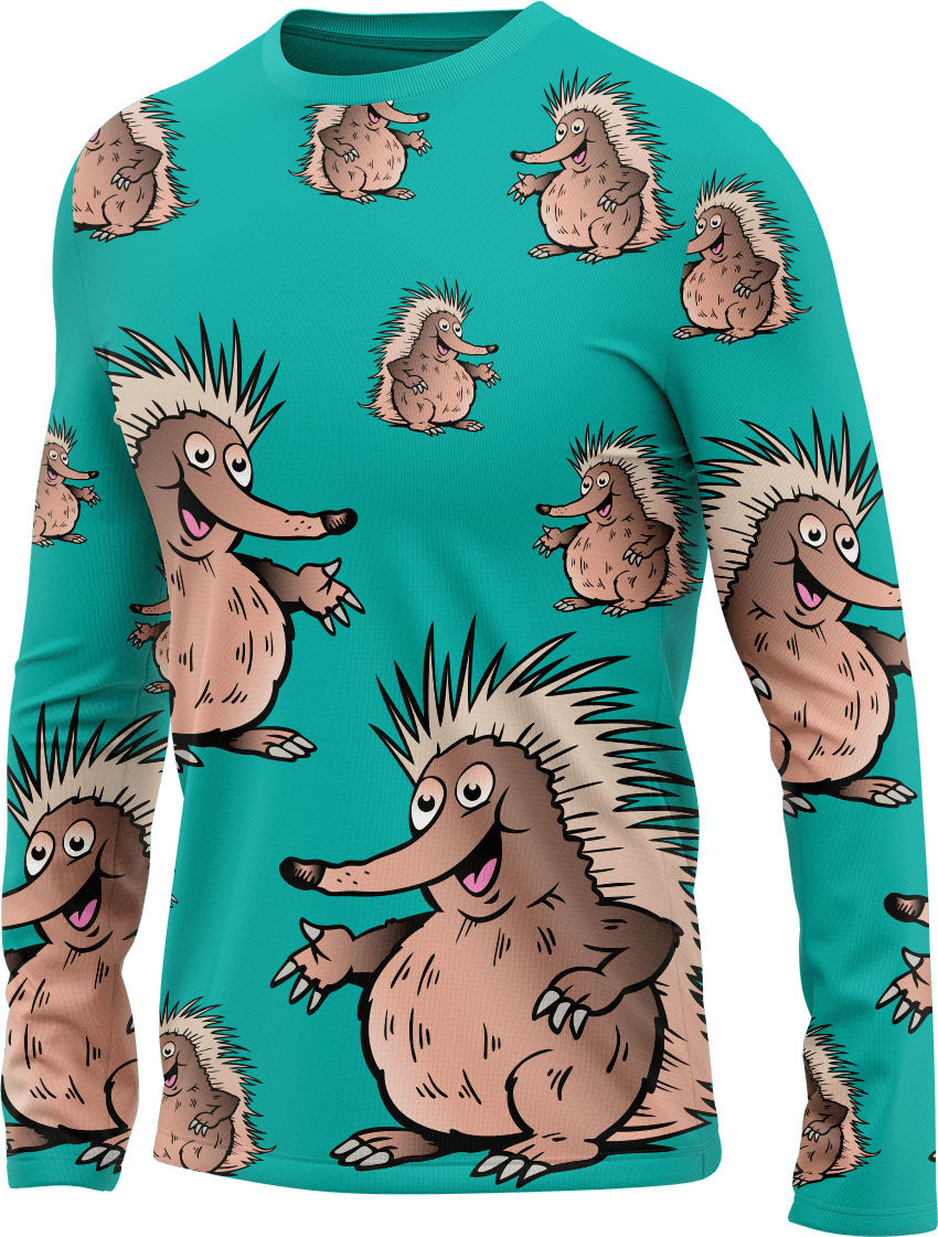 Spunky Echidna Rash Shirt Long Sleeve - fungear.com.au