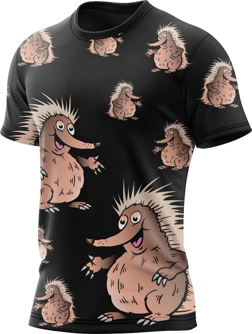 Spunky Echidna Rash T-Shirt Short Sleeve - fungear.com.au