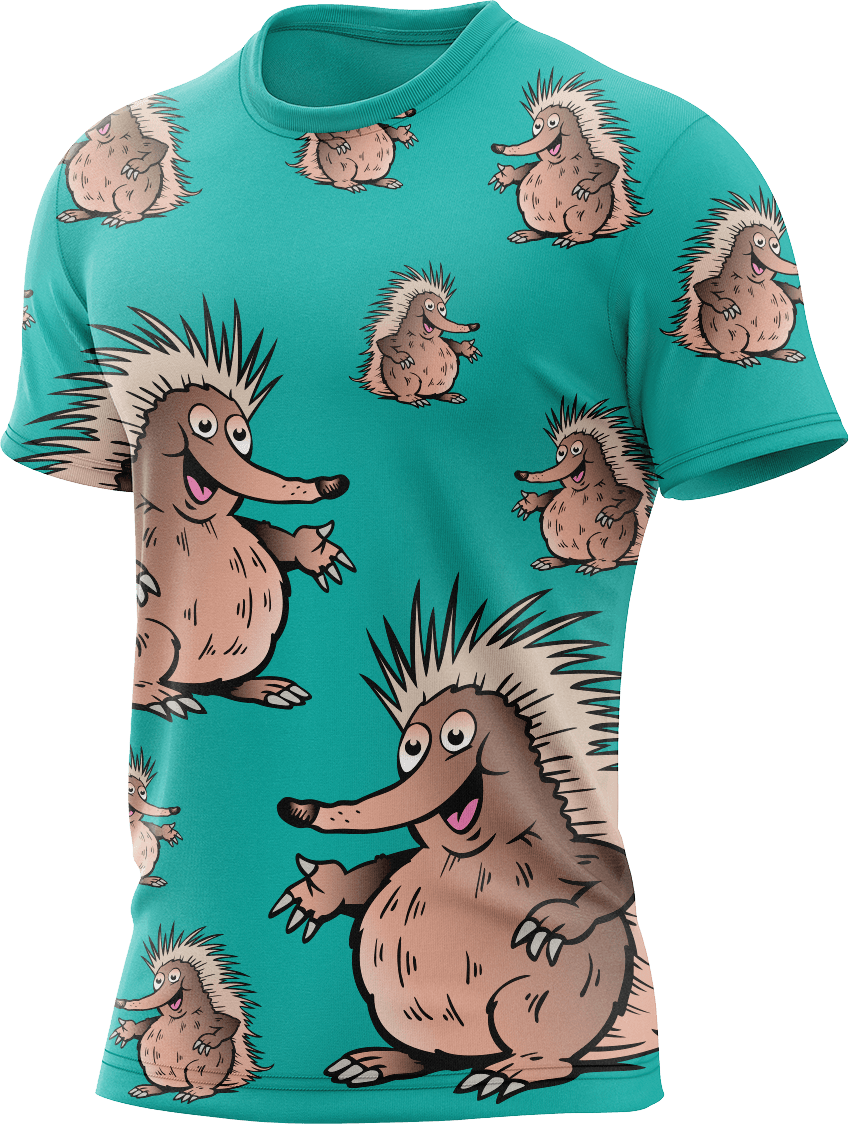 Spunky Echidna Rash T-Shirt Short Sleeve - fungear.com.au