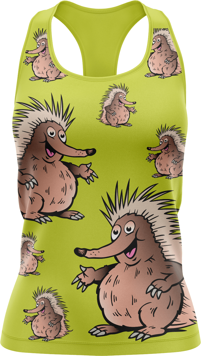 Spunky Echidna Singlets - fungear.com.au