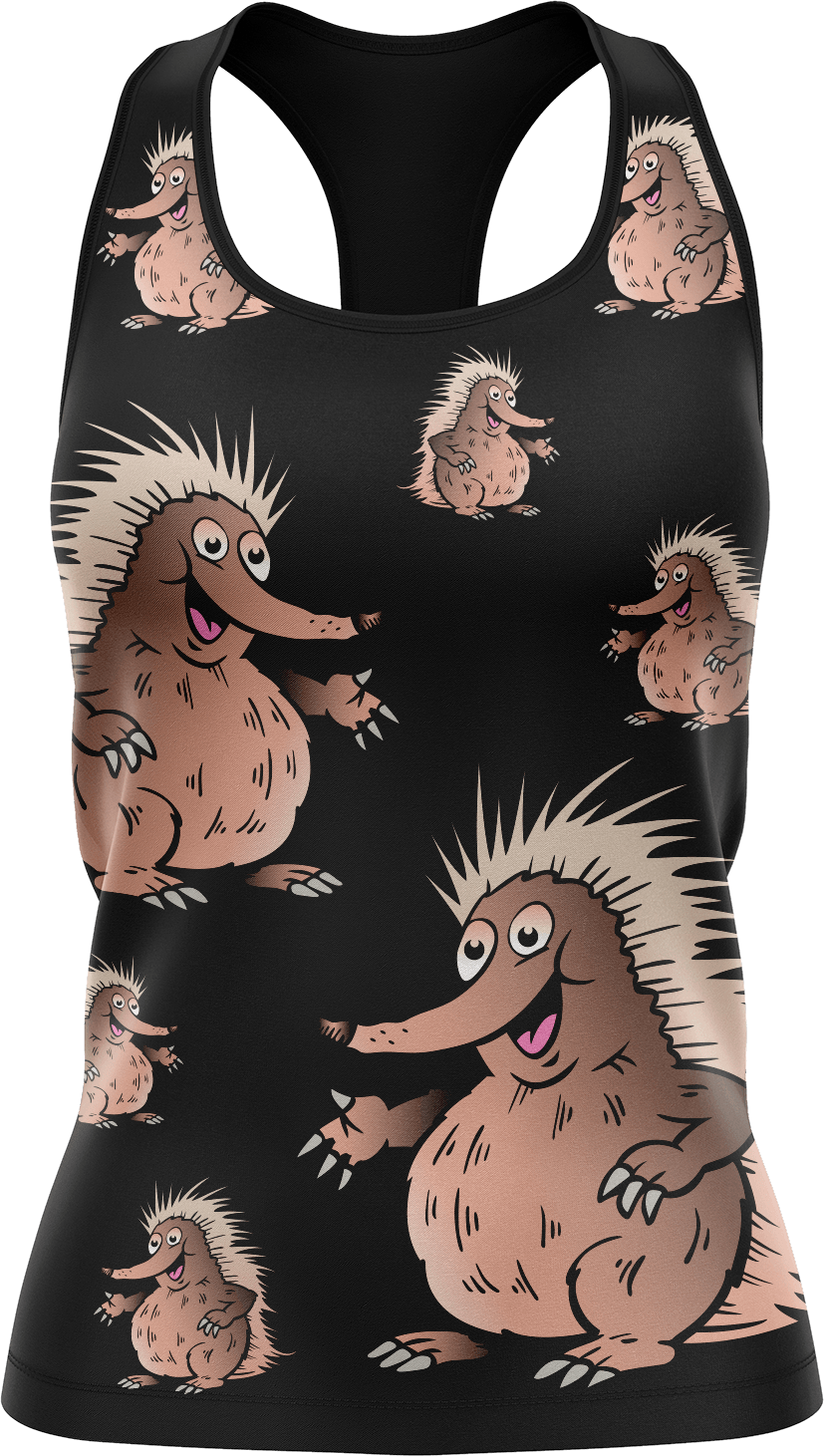 Spunky Echidna Singlets - fungear.com.au