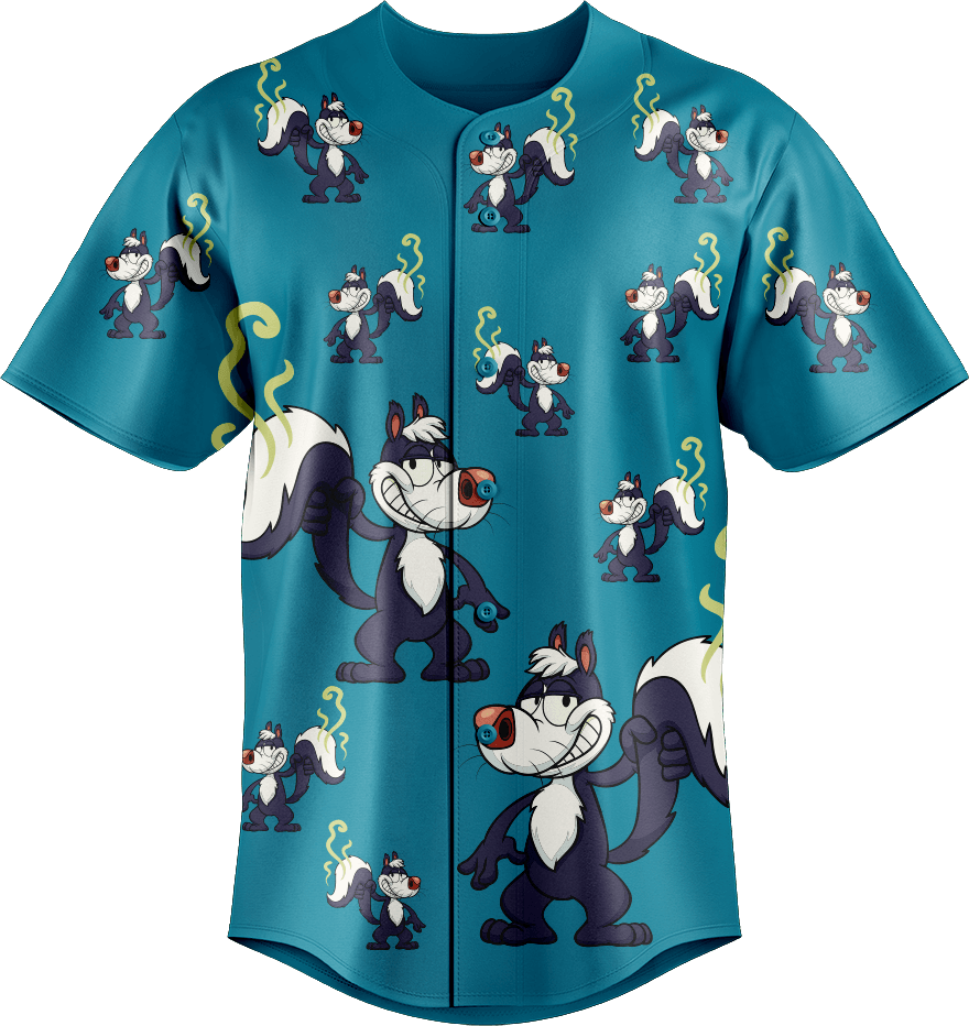 Stinky Skunk Baseball Jerseys - fungear.com.au