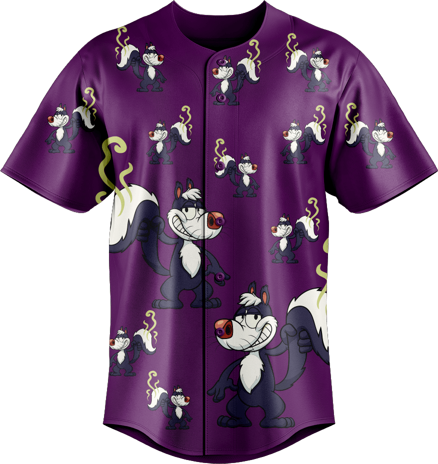 Stinky Skunk Baseball Jerseys - fungear.com.au