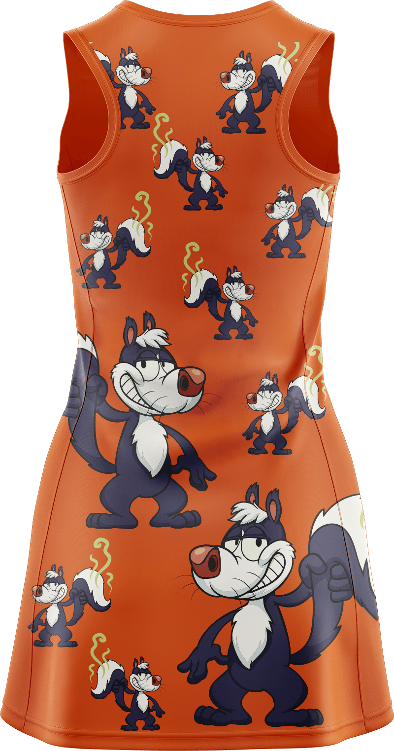 Stinky Skunk Ladies Mini Dress - fungear.com.au