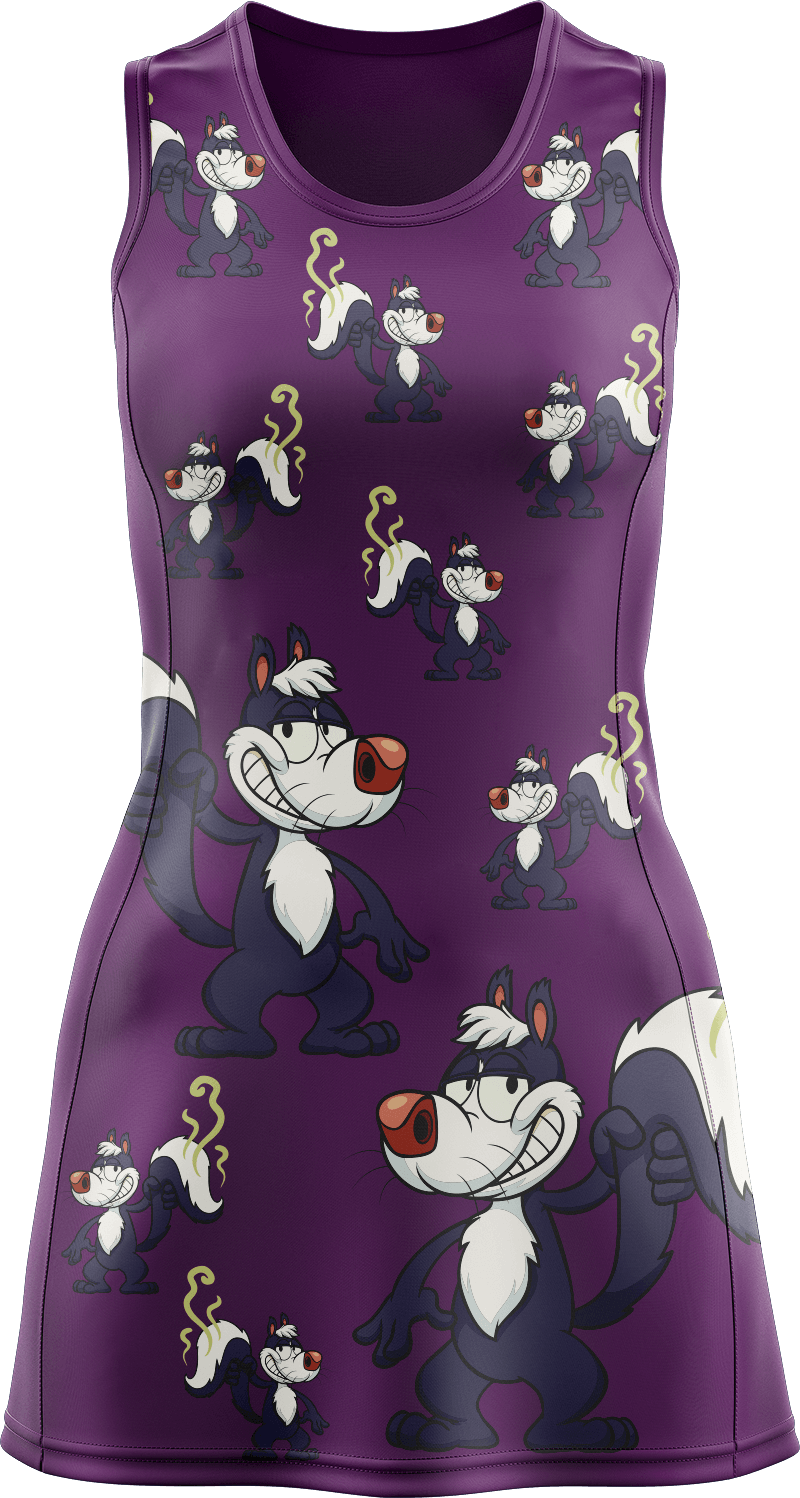 Stinky Skunk Ladies Mini Dress - fungear.com.au
