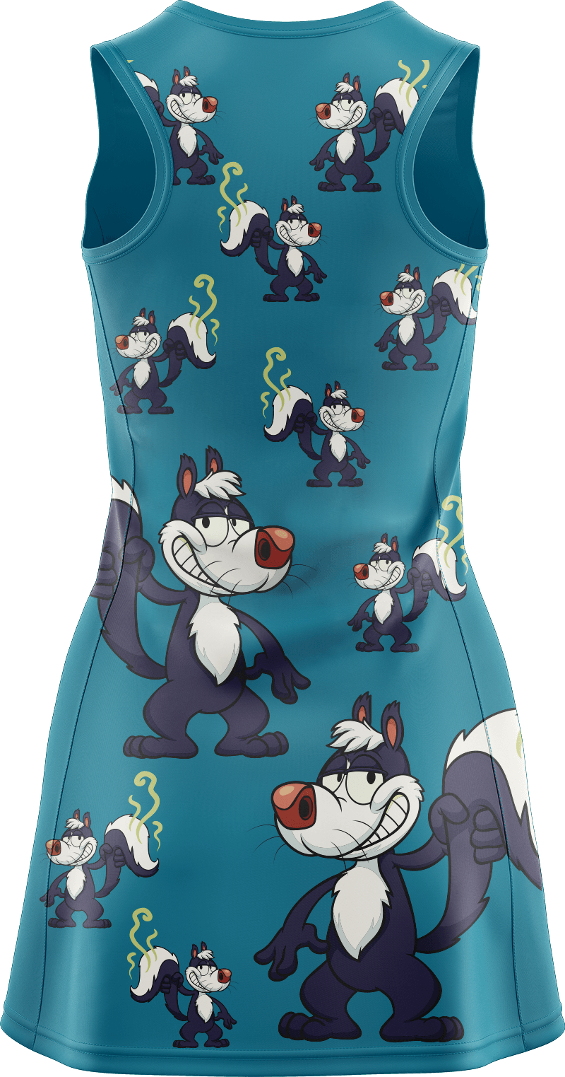 Stinky Skunk Ladies Mini Dress - fungear.com.au