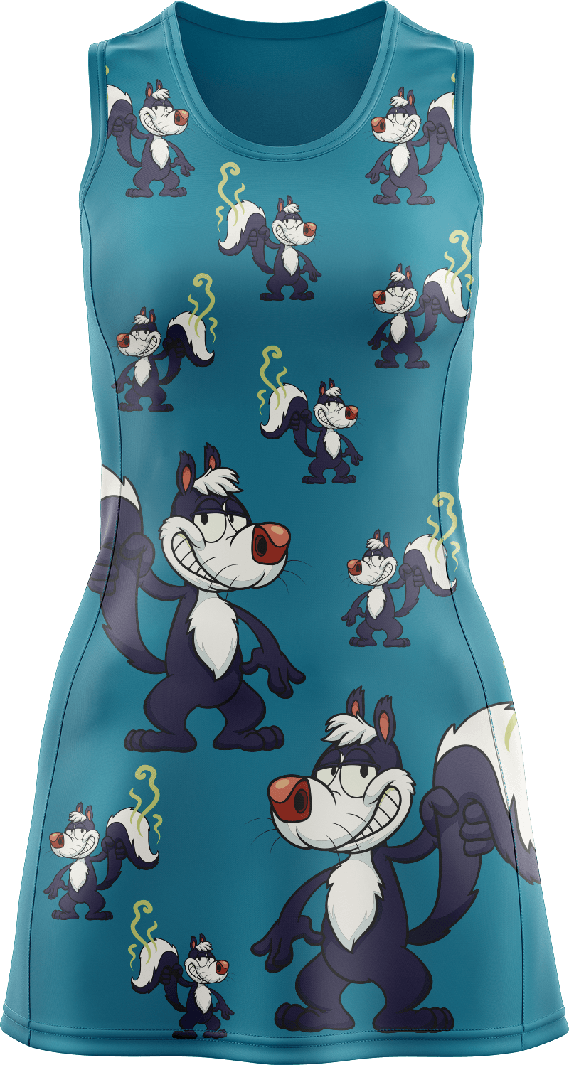Stinky Skunk Ladies Mini Dress - fungear.com.au