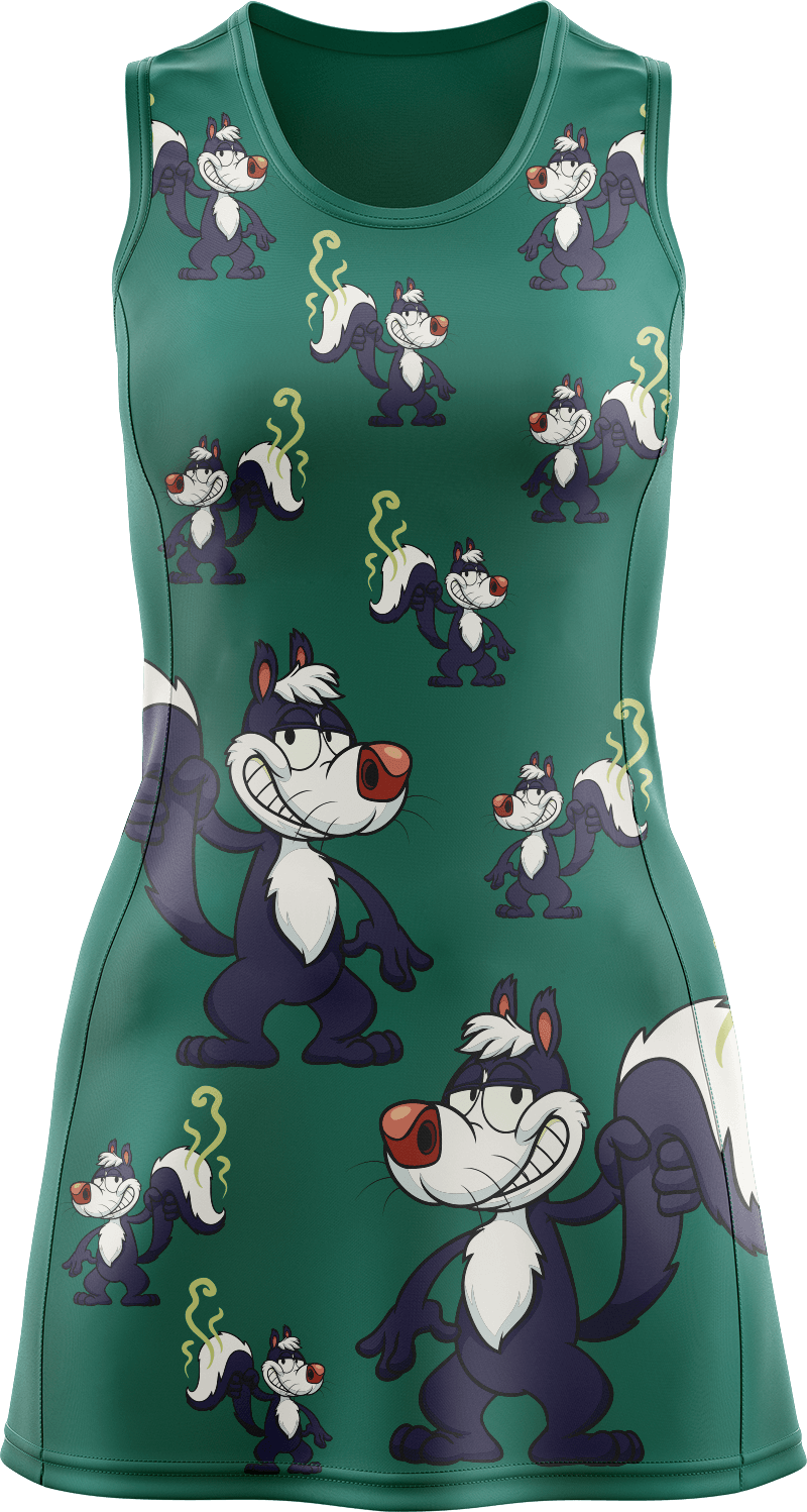 Stinky Skunk Ladies Mini Dress - fungear.com.au
