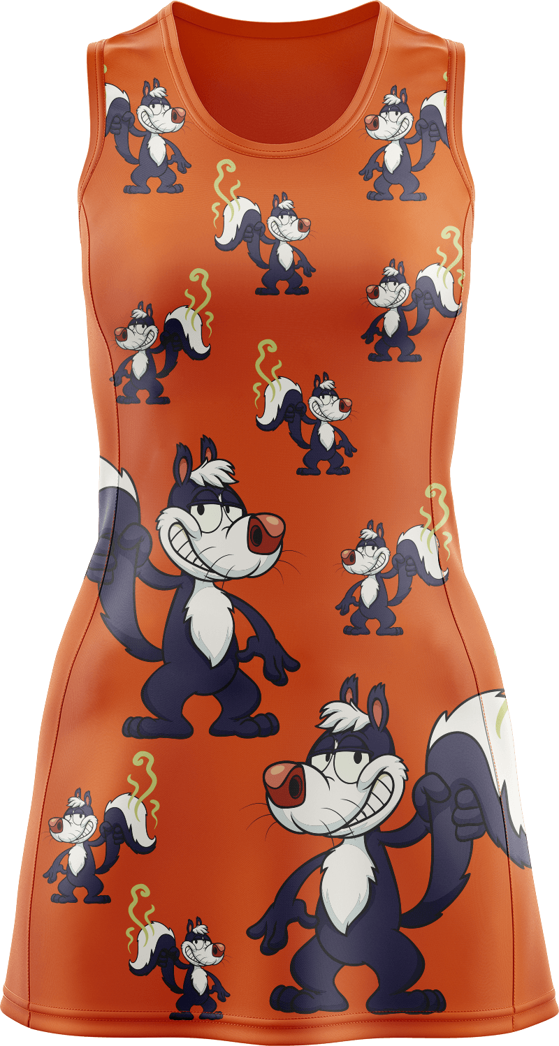 Stinky Skunk Ladies Mini Dress - fungear.com.au