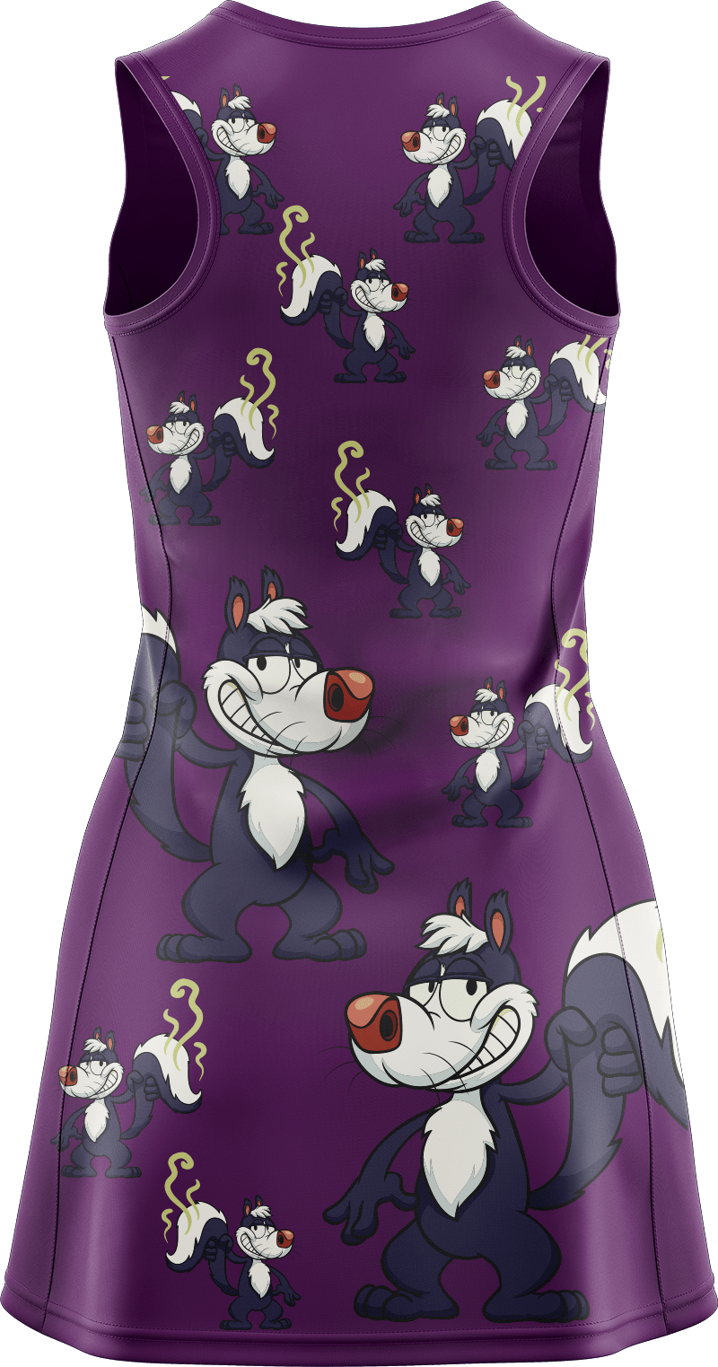 Stinky Skunk Ladies Mini Dress - fungear.com.au