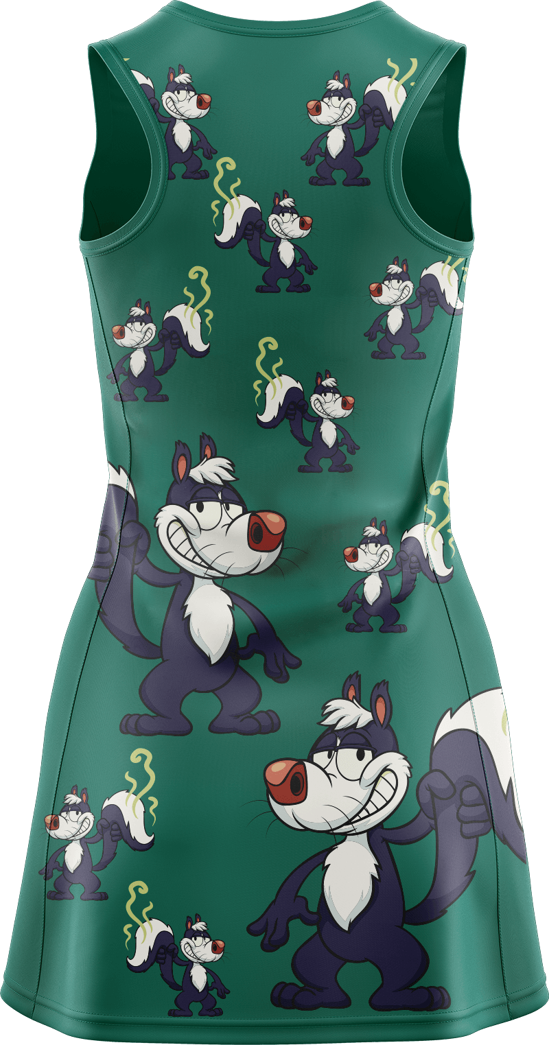 Stinky Skunk Ladies Mini Dress - fungear.com.au