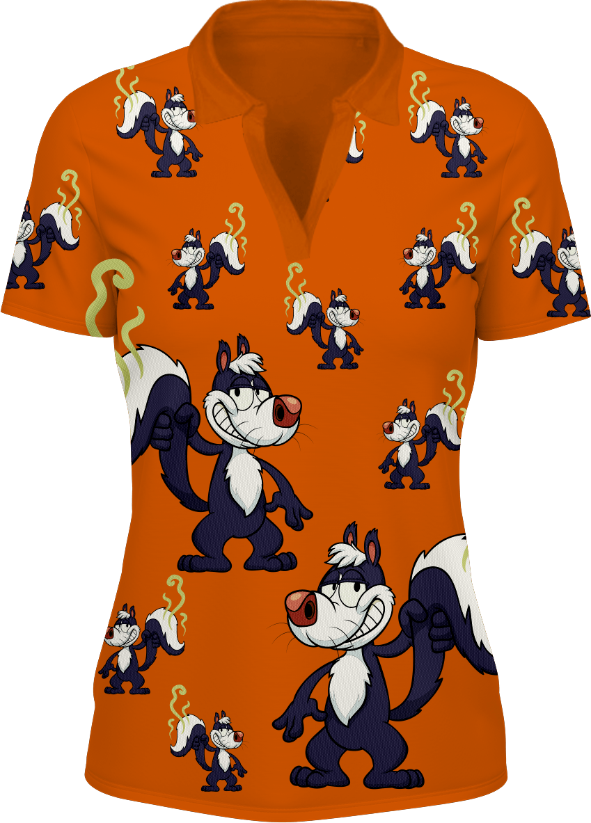 Stinky Skunk Women's Polo - fungear.com.au