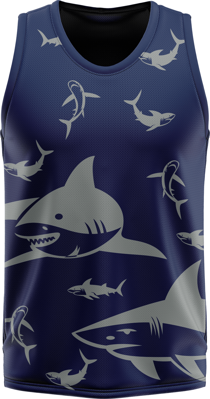 Swim with Sharks Basketball Jersey - fungear.com.au