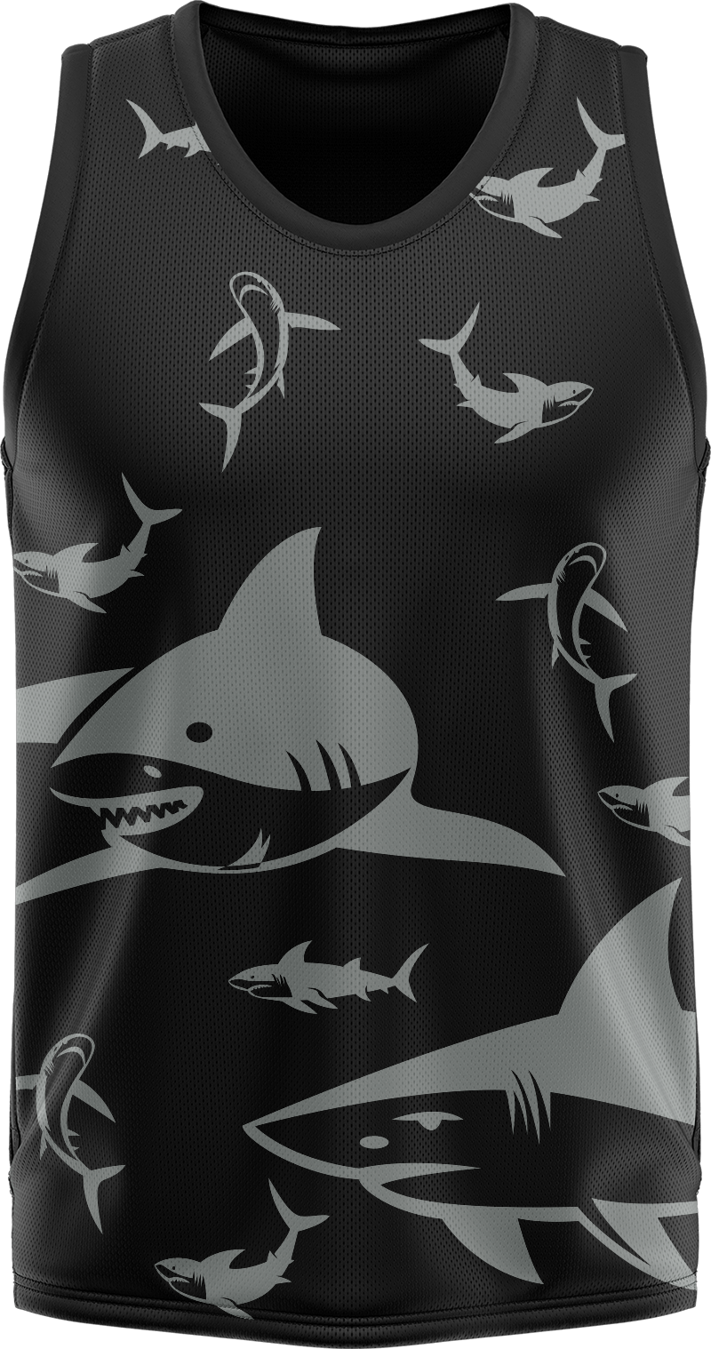 Swim with Sharks Basketball Jersey - fungear.com.au