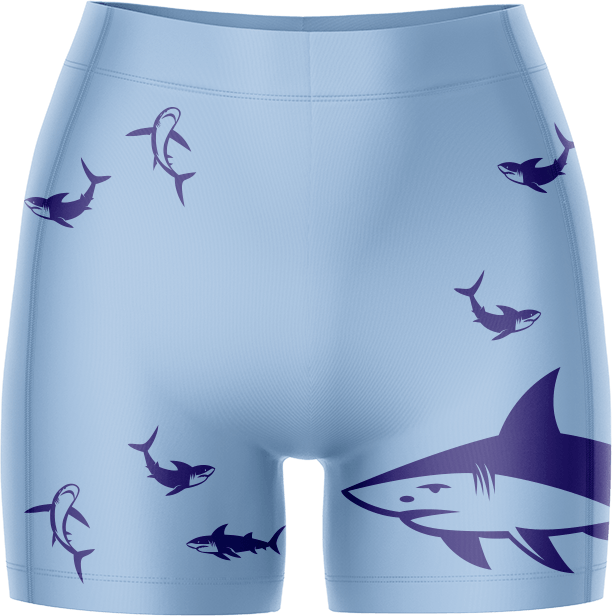 Swim With Sharks Bike Shorts - fungear.com.au