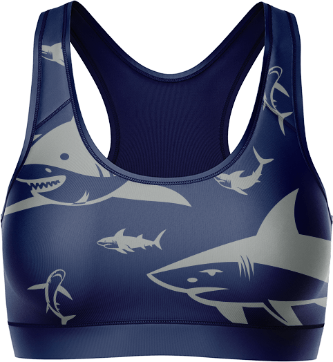 Swim With Sharks Crop Top - fungear.com.au