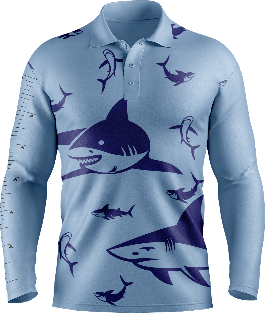 Swim with Sharks Fishing Shirts - fungear.com.au