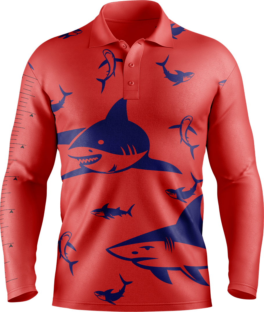 Swim with Sharks Fishing Shirts - fungear.com.au
