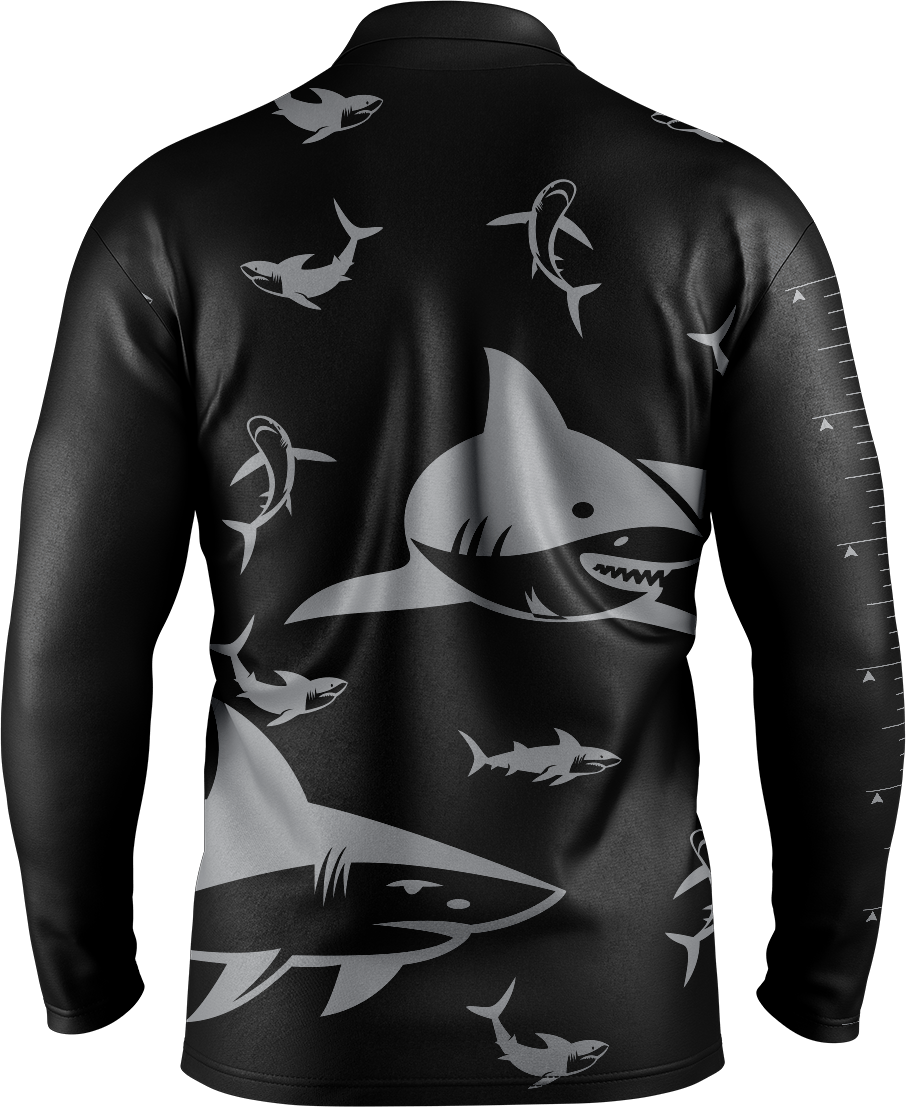 Swim with Sharks Fishing Shirts - fungear.com.au