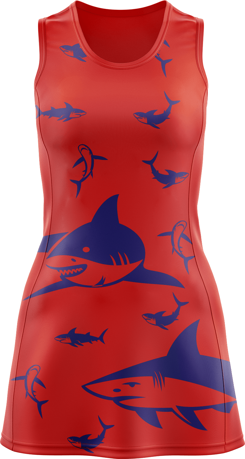 Swim With Sharks Ladies Mini Dress - fungear.com.au