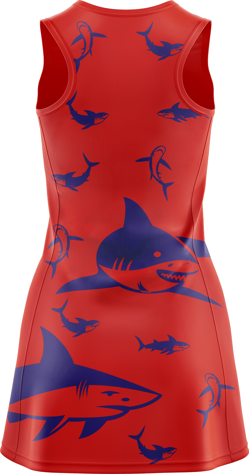 Swim With Sharks Ladies Mini Dress - fungear.com.au