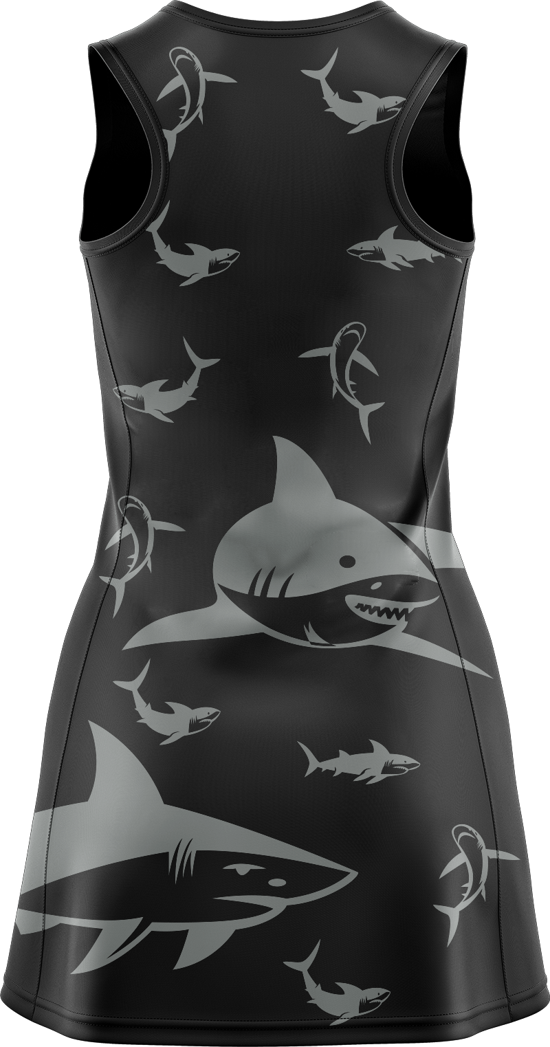 Swim With Sharks Ladies Mini Dress - fungear.com.au