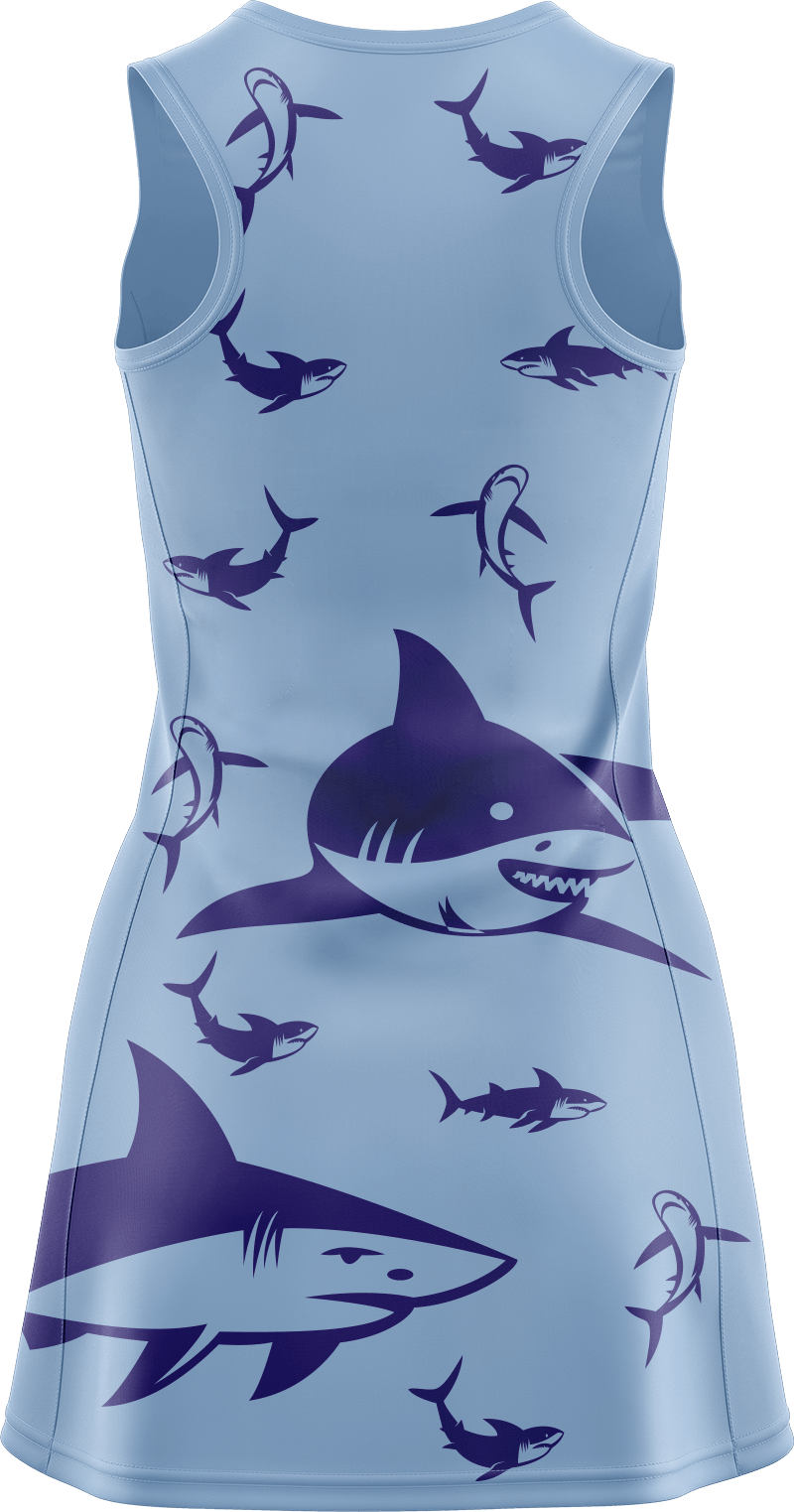 Swim With Sharks Ladies Mini Dress - fungear.com.au