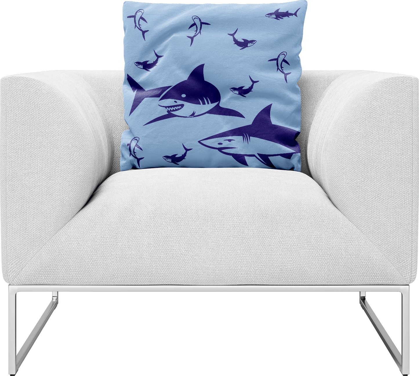 Swim With Sharks Pillows Cushions - fungear.com.au