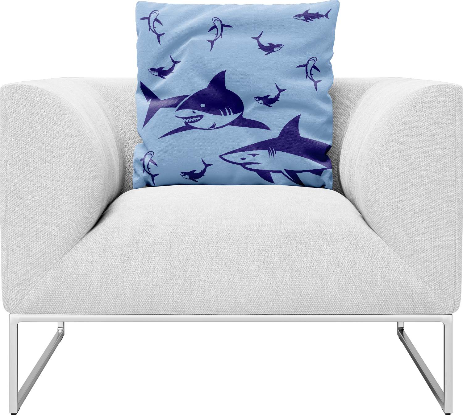 Swim With Sharks Pillows Cushions - fungear.com.au