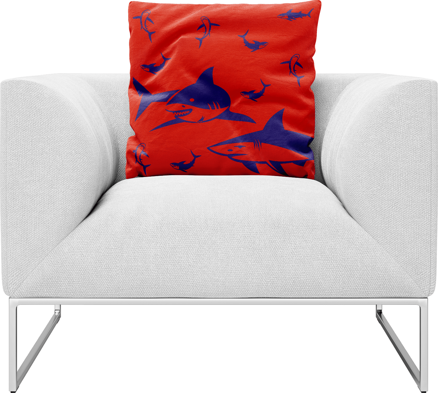 Swim With Sharks Pillows Cushions - fungear.com.au