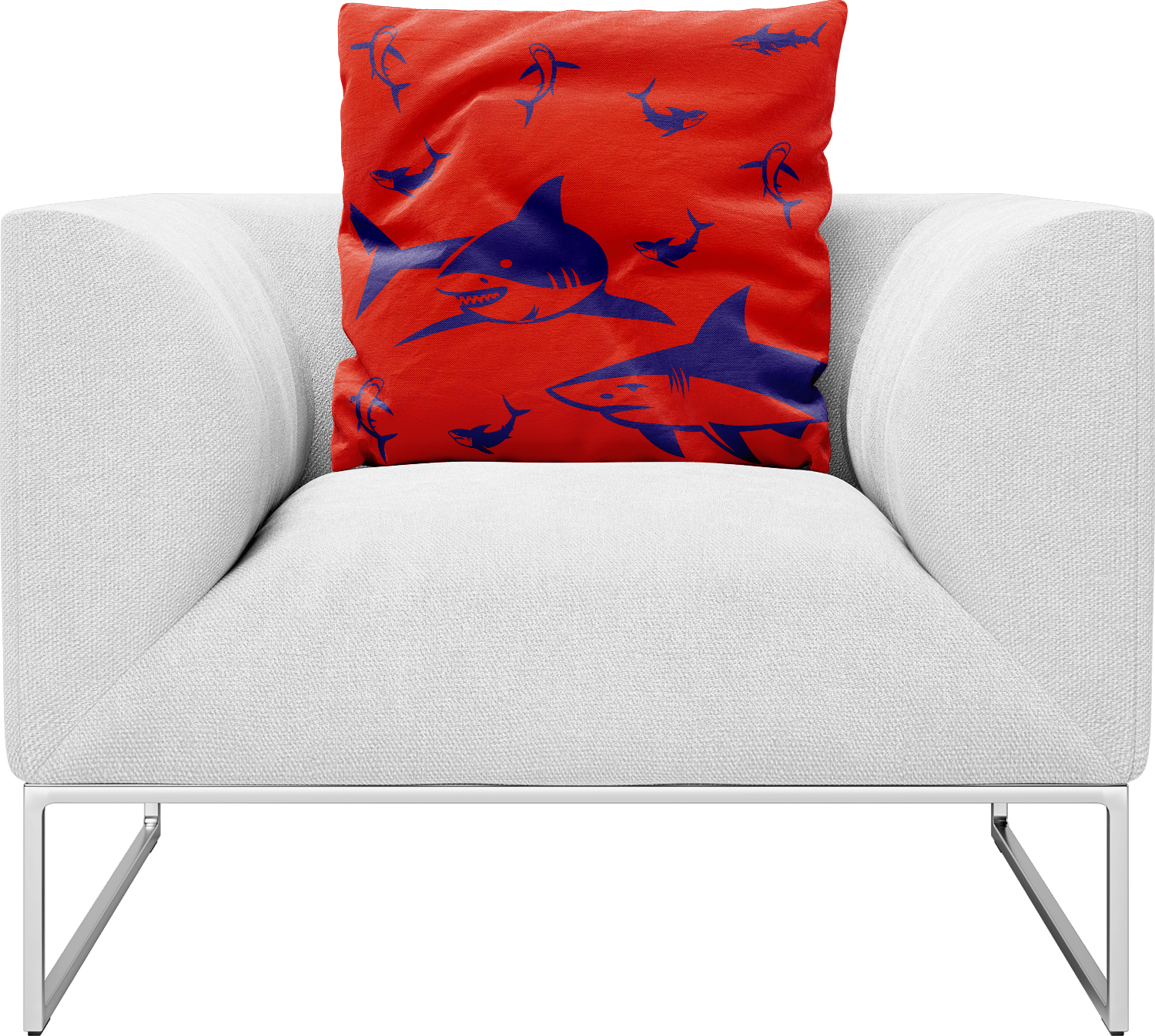 Swim With Sharks Pillows Cushions - fungear.com.au