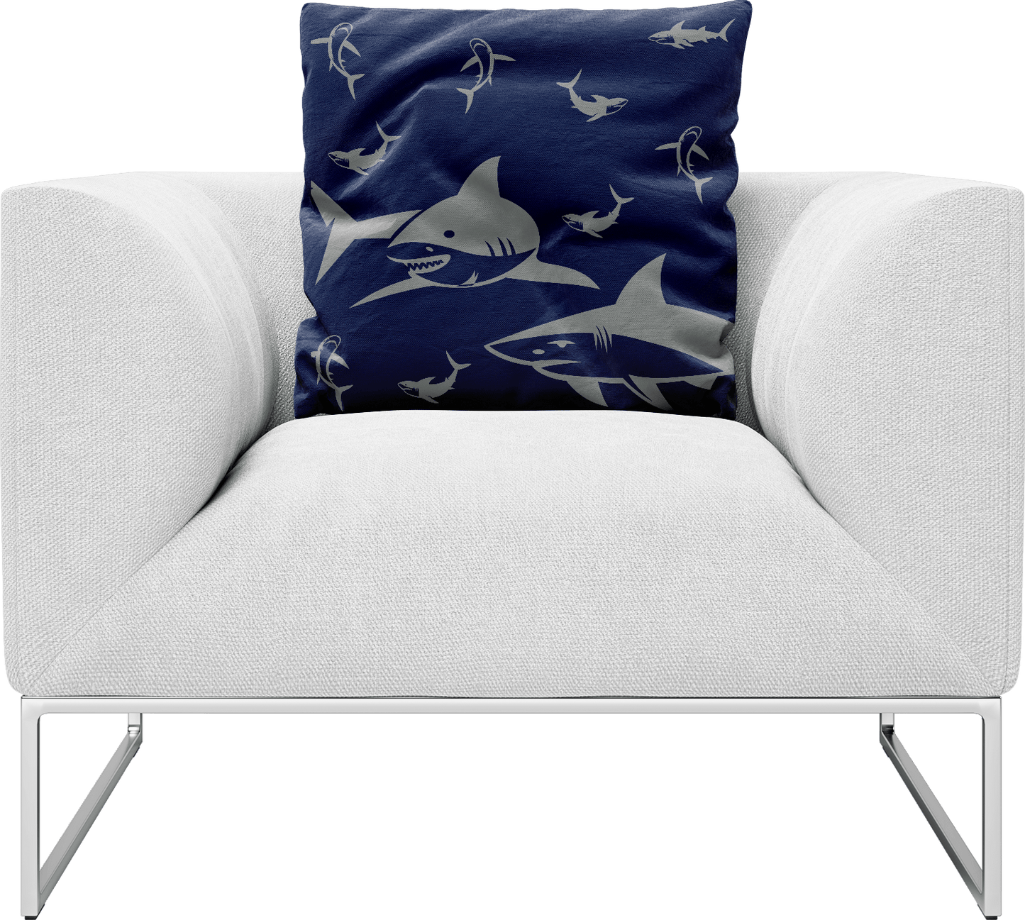Swim With Sharks Pillows Cushions - fungear.com.au