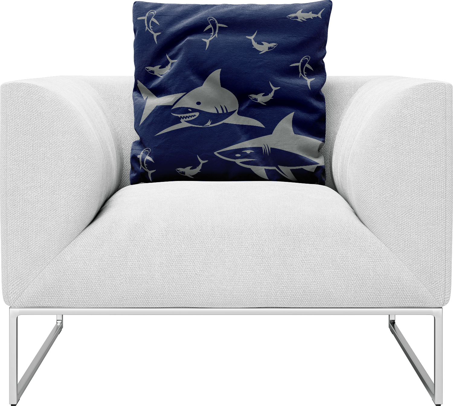 Swim With Sharks Pillows Cushions - fungear.com.au