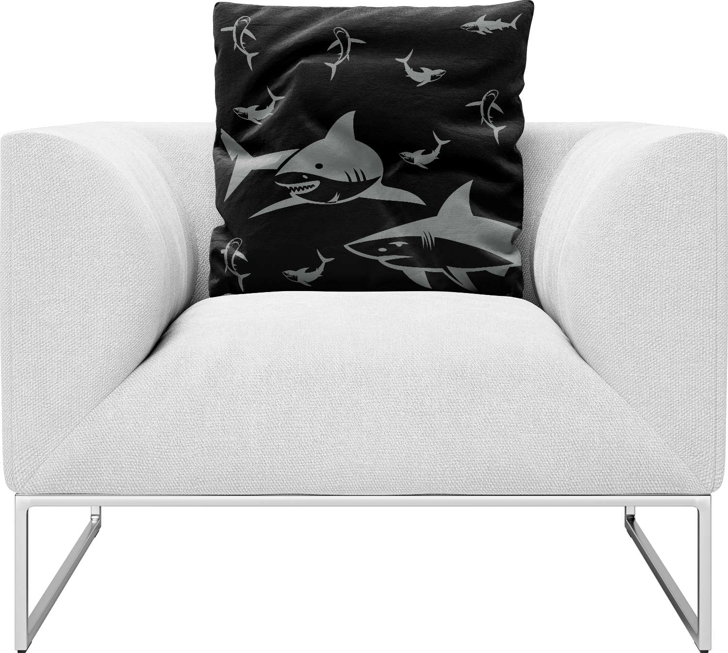 Swim With Sharks Pillows Cushions - fungear.com.au