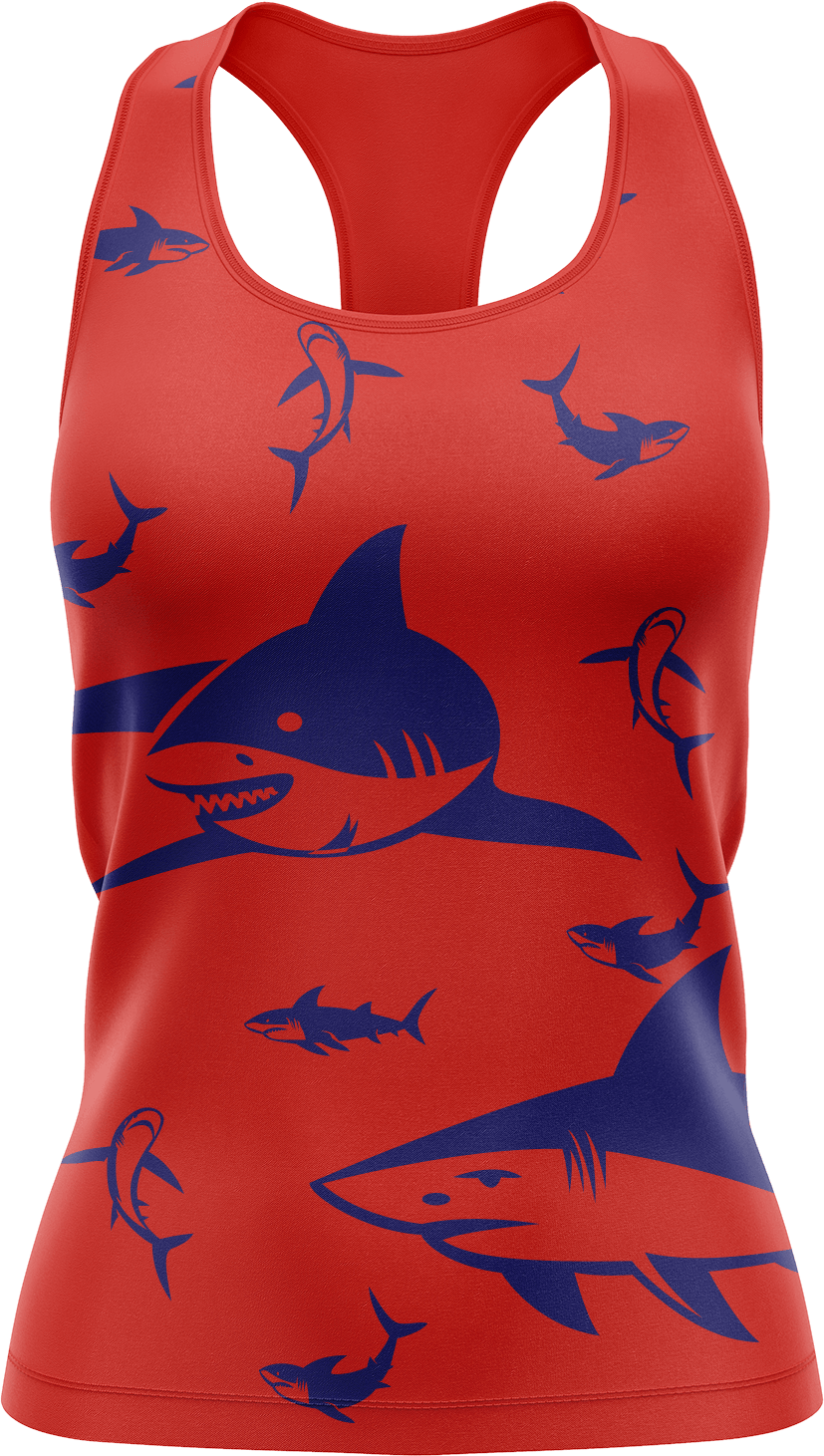 Swim with Sharks Singlets - fungear.com.au