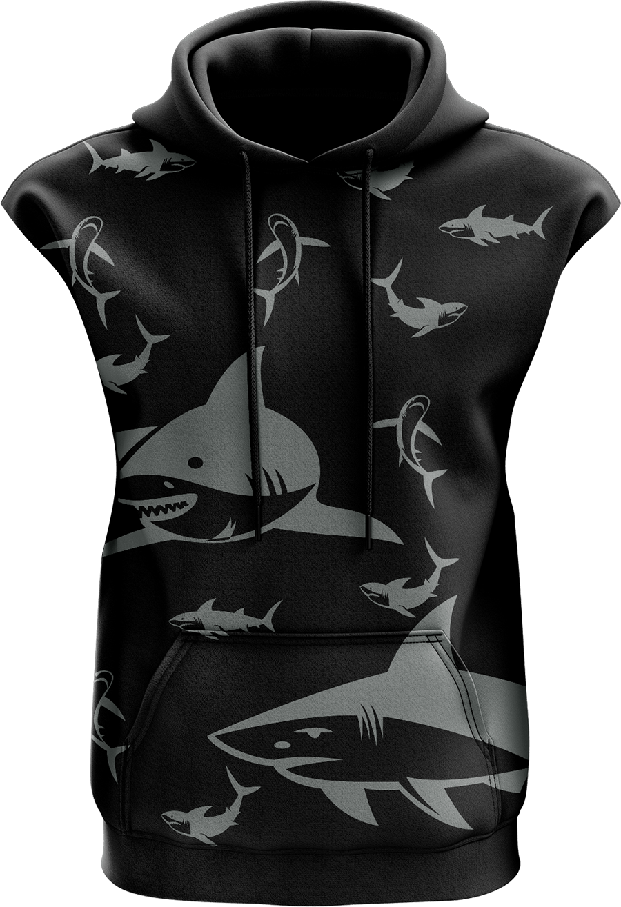 Swim With Sharks Sleeveless Hoodie