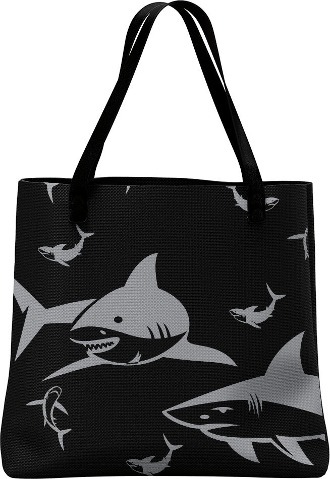 Swim With Sharks Tote Bag - fungear.com.au