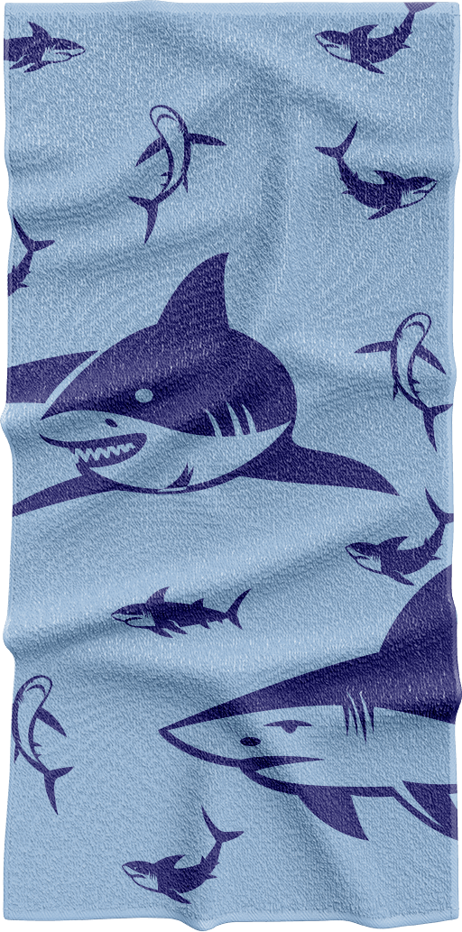 Swim with Sharks Towel - fungear.com.au