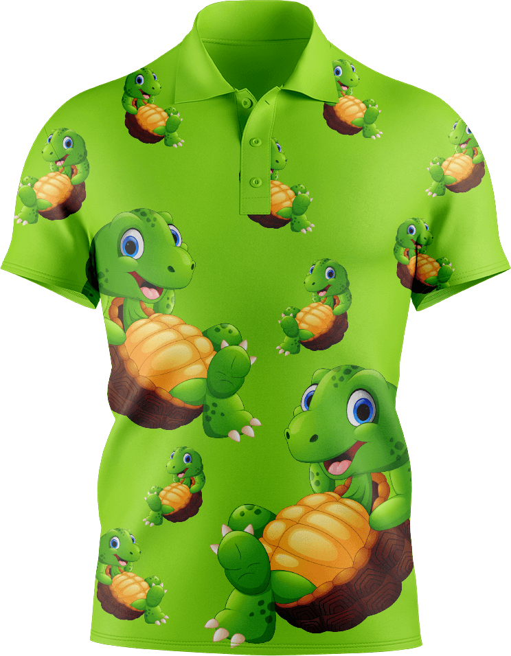 Top Turtle Men's Short Sleeve Polo - fungear.com.au